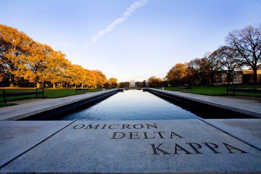 McKeldin Mall - ODK Fountain and Sundial