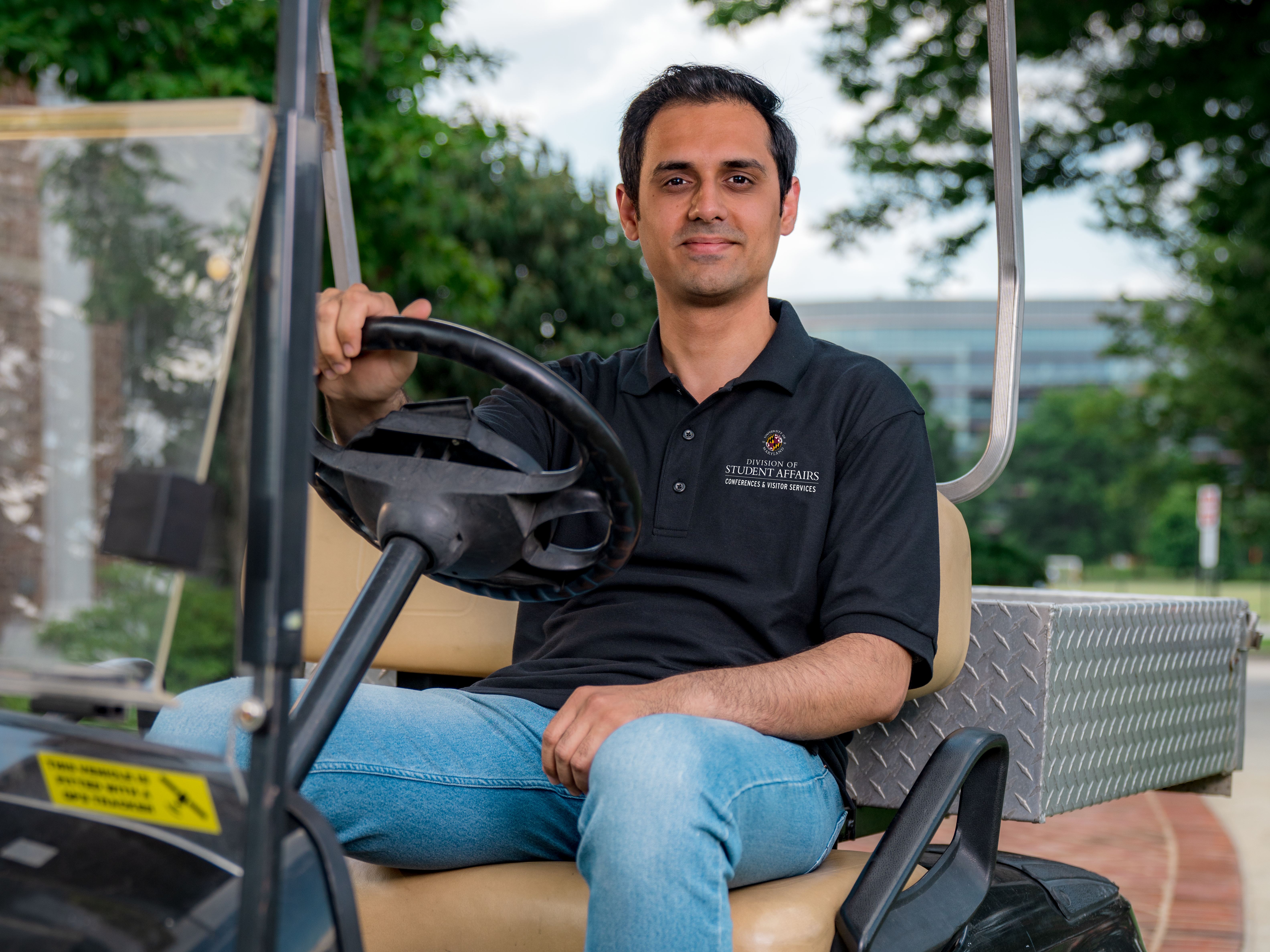CVS Supervisor on Golf Cart